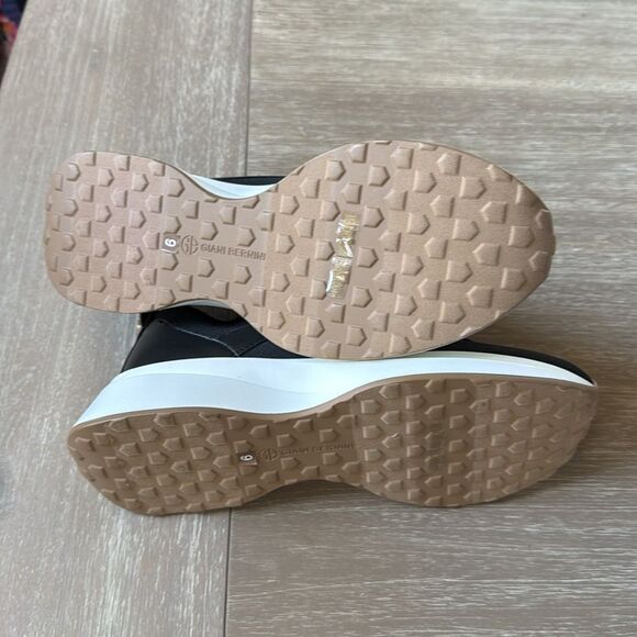 Giani Bernini Floraa Memory Foam‎ Sporty Lace Up Sneakers 9 black Knit nwt - Picture 10 of 12